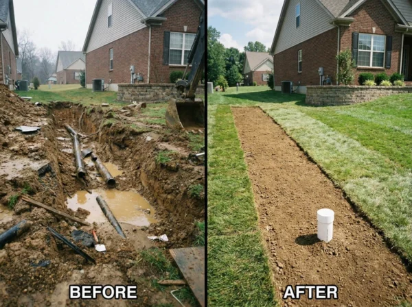 Before and after Project Dallas, PA