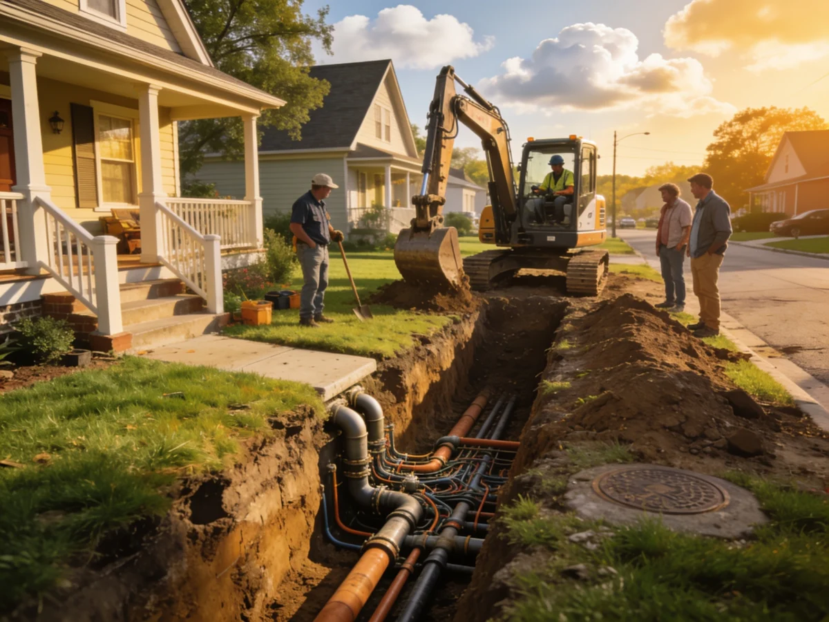 sewer line repair & replacement Wilkes-Barre PA