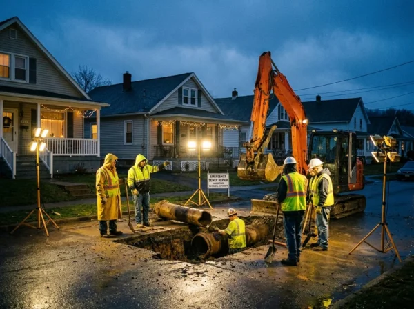 Emergency sewer excavation service in Shavertown Pennsylvania