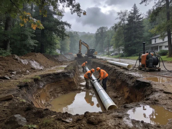 Kingston Township sewer repair